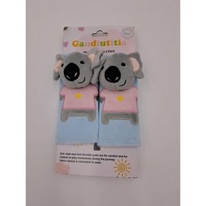 Vtg 90's Car Seat Strap Harness Comfort Covers Koala Bears